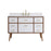 Elegant Kitchen/Bath Boise 48" Bathroom Vanity, White/Backsplash - VF41048WH-BS