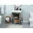 Elegant Sloane 24" Single Bathroom Vanity, Concrete Grey