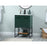 Elegant Kitchen/Bath Sloane 24" Single Bathroom Vanity, Green