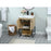 Elegant Kitchen/Bath Sloane 24" Single Bathroom Vanity, Maple
