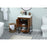 Elegant Kitchen/Bath Sloane 24" Single Bathroom Vanity, Teak