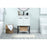 Elegant Kitchen/Bath Sloane 24" Single Bathroom Vanity, White