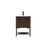 Elegant Kitchen/Bath Sloane 24" Single Bathroom Vanity, Walnut - VF42524MWT