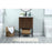 Elegant Kitchen/Bath Sloane 24" Single Bathroom Vanity, Walnut