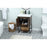 Elegant Kitchen/Bath Sloane 24" Single Bathroom Vanity, Walnut