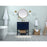 Elegant Kitchen/Bath Sloane 24" Single Bathroom Vanity, Walnut Brown