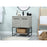 Elegant Sloane 30" Single Vanity, Concrete Grey/Backsplash