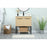 Elegant Sloane 30" Single Bathroom Vanity, Maple/Backsplash