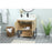 Elegant Sloane 30" Single Bathroom Vanity, Maple/Backsplash