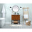 Elegant Kitchen/Bath Sloane 30" Single Bathroom Vanity, Teak