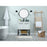 Elegant Sloane 30" Single Bathroom Vanity, Teak/Backsplash