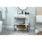 Elegant Sloane 30" Single Bathroom Vanity, White/Backsplash