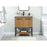 Elegant Kitchen/Bath Sloane 30" Single Bathroom Vanity, Walnut Brown
