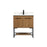 Elegant Sloane 30" Single Vanity, Walnut Brown/Backsplash - VF42530WB-BS