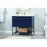 Elegant Sloane 36" Single Bathroom Vanity, Blue/Backsplash