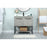 Elegant Sloane 36" Single Vanity, Concrete Grey/Backsplash