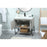 Elegant Sloane 36" Single Vanity, Concrete Grey/Backsplash
