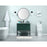 Elegant Sloane 36" Single Vanity, Concrete Grey/Backsplash