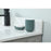 Elegant Sloane 36" Single Vanity, Concrete Grey/Backsplash