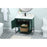 Elegant Sloane 36" Single Bathroom Vanity, Green/Backsplash