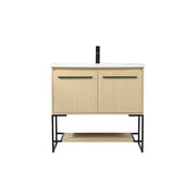 Elegant Kitchen/Bath Sloane 36" Single Bathroom Vanity, Maple - VF42536MMP