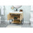 Elegant Kitchen/Bath Sloane 36" Single Bathroom Vanity, Maple