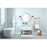 Elegant Sloane 36" Single Bathroom Vanity, Teak/Backsplash