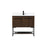 Elegant Sloane 36" Single Bathroom Vanity, Walnut/Backsplash - VF42536MWT-BS