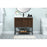 Elegant Sloane 36" Single Bathroom Vanity, Walnut/Backsplash