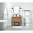 Elegant Kitchen/Bath Sloane 36" Single Bathroom Vanity, Walnut Brown