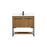 Elegant Sloane 36" Single Vanity, Walnut Brown/Backsplash - VF42536WB-BS
