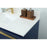 Elegant Sloane 40" Single Bathroom Vanity, Blue/Backsplash