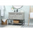 Elegant Sloane 40" Single Bathroom Vanity, Concrete Grey