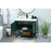 Elegant Sloane 40" Single Bathroom Vanity, Green/Backsplash