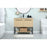 Elegant Kitchen/Bath Sloane 40" Single Bathroom Vanity, Maple