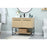 Elegant Sloane 40" Single Bathroom Vanity, Maple/Backsplash