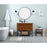 Elegant Sloane 40" Single Bathroom Vanity, Maple/Backsplash