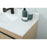 Elegant Sloane 40" Single Bathroom Vanity, Maple/Backsplash