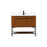 Elegant Sloane 40" Single Bathroom Vanity, Teak/Backsplash - VF42540MTK-BS