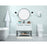 Elegant Sloane 40" Single Bathroom Vanity, Teak/Backsplash