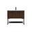 Elegant Kitchen/Bath Sloane 40" Single Bathroom Vanity, Walnut - VF42540MWT