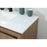 Elegant Kitchen/Bath Sloane 40" Single Bathroom Vanity, Walnut Brown