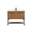 Elegant Sloane 40" Single Vanity, Walnut Brown/Backsplash - VF42540WB-BS