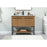 Elegant Sloane 40" Single Vanity, Walnut Brown/Backsplash