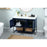 Elegant Sloane 48" Single Bathroom Vanity, Blue/Backsplash