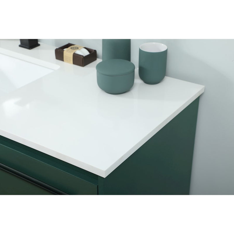 Elegant Kitchen/Bath Sloane 48" Single Bathroom Vanity, Green