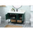 Elegant Sloane 48" Single Bathroom Vanity, Green/Backsplash