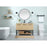 Elegant Sloane 48" Single Bathroom Vanity, Green/Backsplash