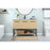 Elegant Kitchen/Bath Sloane 48" Single Bathroom Vanity, Maple