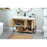 Elegant Kitchen/Bath Sloane 48" Single Bathroom Vanity, Maple